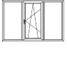Замена трехстворчатого окна под ключ (эконом)